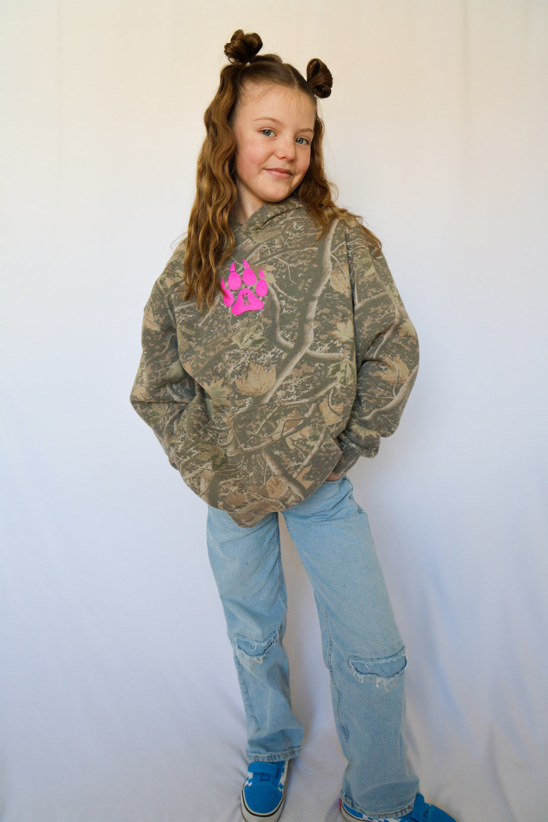 Kyoté Kid Outfitters Camo Hoodie - Youth (Limited Stock)